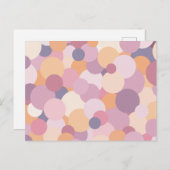 Carte Postale Beaux cercles roses (Devant / Derrière)