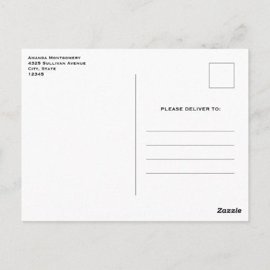 Carte Postale Beaux Chevaux Style Boho Occidental (Dos)