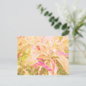 Carte Postale Beaux feuilles de croton (1) (Debout devant)