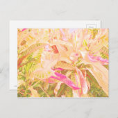 Carte Postale Beaux feuilles de croton (1) (Devant / Derrière)