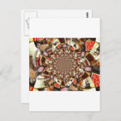 Carte Postale Beaux gâteaux et desserts (Devant / Derrière)