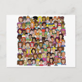 Carte Postale Beaux Visages (Devant)