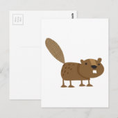 Carte Postale Beaver (Devant / Derrière)