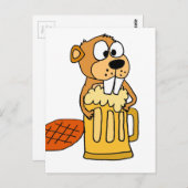 Carte Postale Beaver Buver Beer (Devant / Derrière)