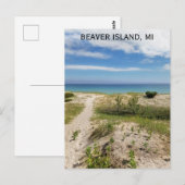 Carte Postale Beaver Island Michigan Beach Travel (Devant / Derrière)
