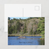 Carte Postale Beaver Lodge à COLEBROOK, CT (Devant / Derrière)