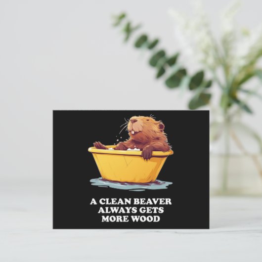 Carte Postale Beaver Lover (Debout devant)