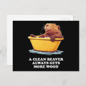 Carte Postale Beaver Lover (Devant / Derrière)