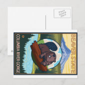 Carte Postale Beaver & Mt Hood - Columbia River Gorge, OU (Devant / Derrière)