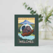 Carte Postale Beaver & Mt Hood - Welches, Oregon (Debout devant)
