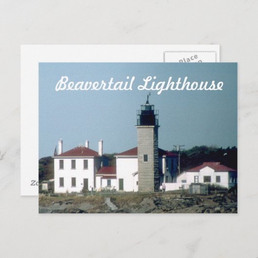 Carte postale Beavertail Lighthouse 4 (Devant / Derrière)