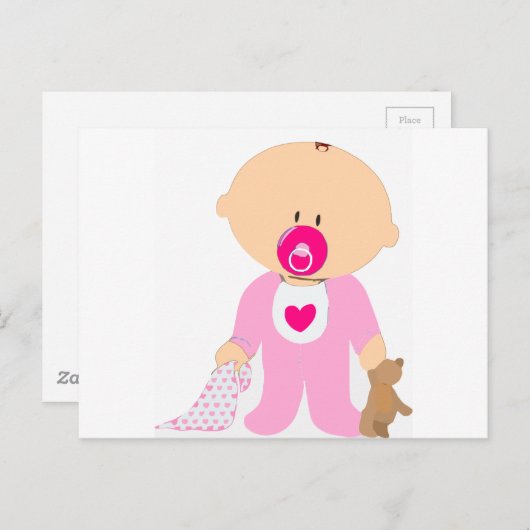 Carte Postale Bébé (Devant / Derrière)