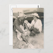 CARTE POSTALE BÉBÉ #48 DE COWBOY (Devant / Derrière)