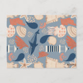 Carte Postale Bébé à bord Nautique bébé garçon douche (Dos)