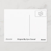 CARTE POSTALE BÉBÉ BLUE OWL 1 POSTCARD (Dos)