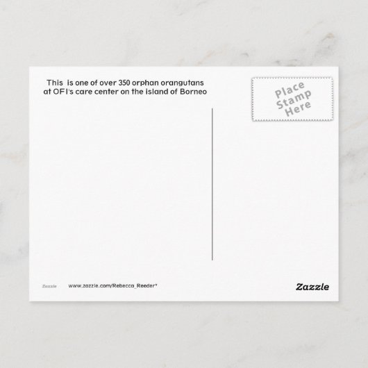 Carte Postale Bébé Burp (Dos)