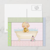 Carte postale bébé : Collection Douce Baby (Devant / Derrière)