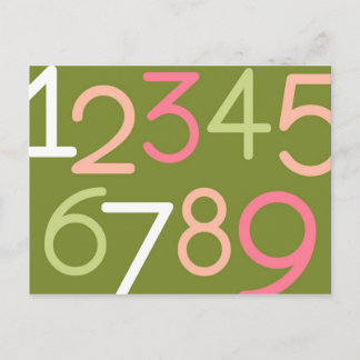 Carte Postale Bébé contemporain | Nombre II