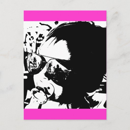 Carte Postale Bébé cool (Devant)