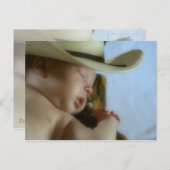 Carte Postale Bébé Cowboy (Devant / Derrière)