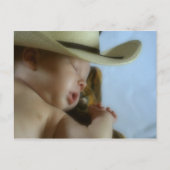 Carte Postale Bébé Cowboy (Devant)