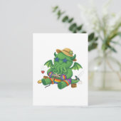 Carte Postale Bébé Cthulhu Joueur (Debout devant)