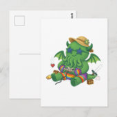 Carte Postale Bébé Cthulhu Joueur (Devant / Derrière)
