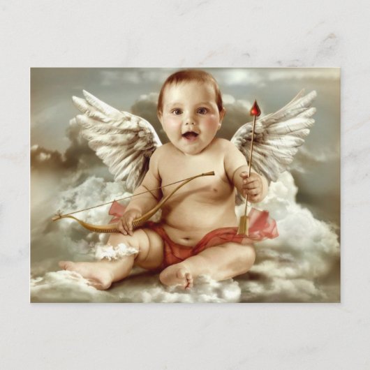 Carte Postale bébé cupido (Devant)