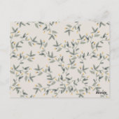 Carte Postale Bébé de bois mignon Foliage de Lion N'importe quel (Dos)