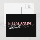 Carte Postale Bébé de danse du ventre (Devant / Derrière)