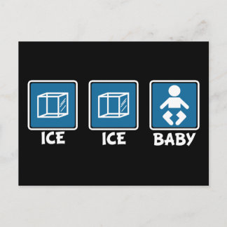 Carte Postale Bébé de glace