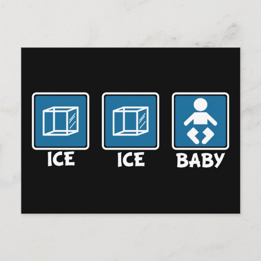 Carte Postale Bébé de glace (Devant)