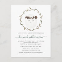 Bébé de printemps | Invitation à la baby shower de