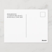 Carte Postale Bébé Doodle Pine Noël Arbre Cadeaux Vacances (Dos)