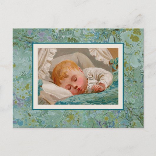 Carte postale bébé doux (Devant)