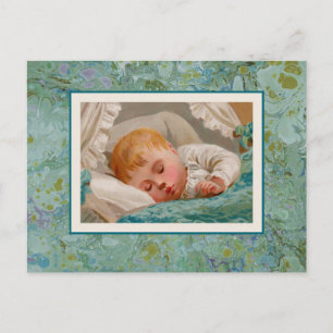 Carte postale bébé doux