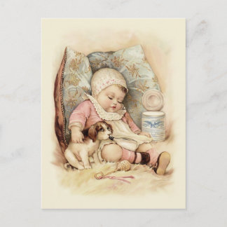 Carte Postale Bébé endormi