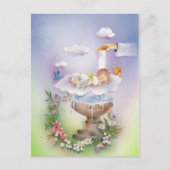 Carte Postale Bébé garçon baptême (Devant)