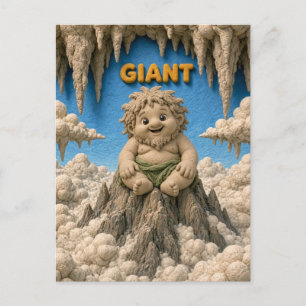 Carte Postale Bébé Géant Mignon, Mythique