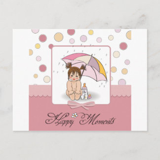 Carte Postale bébé heureux