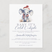 Carte Postale Bébé il fait froid à l'extérieur de la douche de N (Devant)