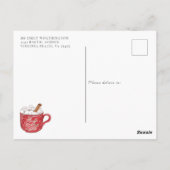 Carte Postale Bébé il fait froid dehors Fête prénatale d'hiver p (Dos)