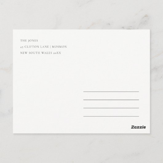 Carte Postale Bébé jaune mignon Hippo Foliage N'importe quel âge (Dos)