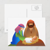 Carte Postale Bébé Jésus (Devant / Derrière)