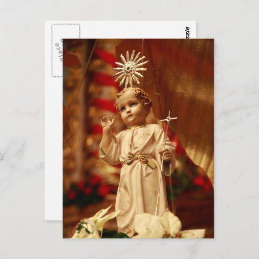 Carte Postale Bébé Jésus (Devant / Derrière)