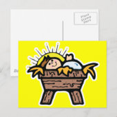 Carte Postale bébé jésus (Devant / Derrière)