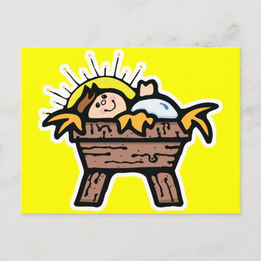 Carte Postale bébé jésus (Devant)