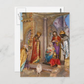 Carte Postale Bébé Jésus de Nazareth Né à Bethléem (Devant / Derrière)