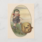 Carte Postale Bébé Kicking Jack O'Lantern Citrouille (Devant)