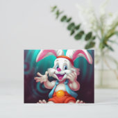Carte Postale BéBé Lapin (Debout devant)